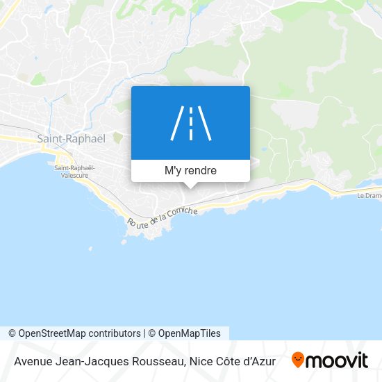 Avenue Jean-Jacques Rousseau plan