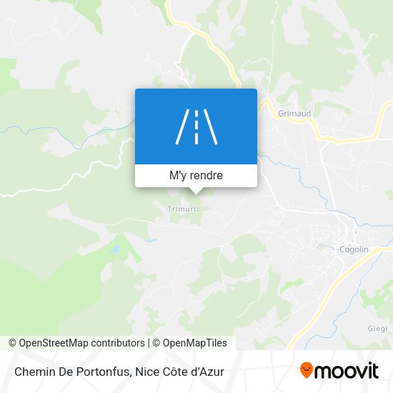 Chemin De Portonfus plan