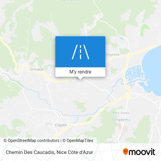 Chemin Des Caucadis plan