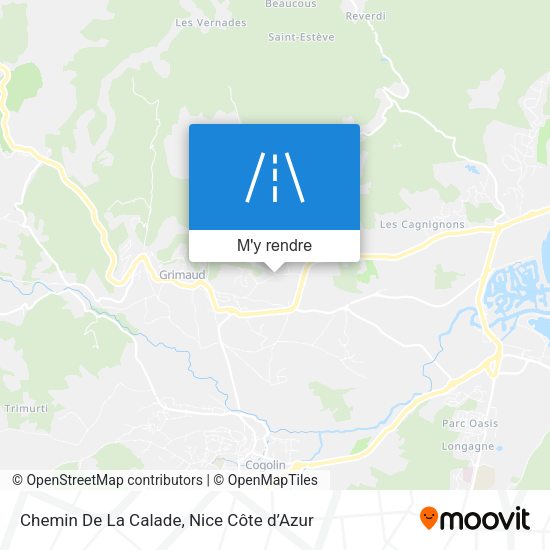 Chemin De La Calade plan