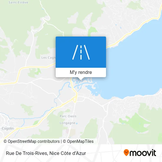 Rue De Trois-Rives plan