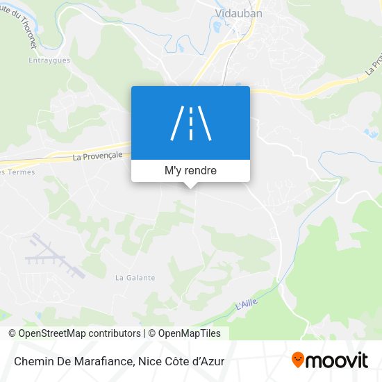 Chemin De Marafiance plan