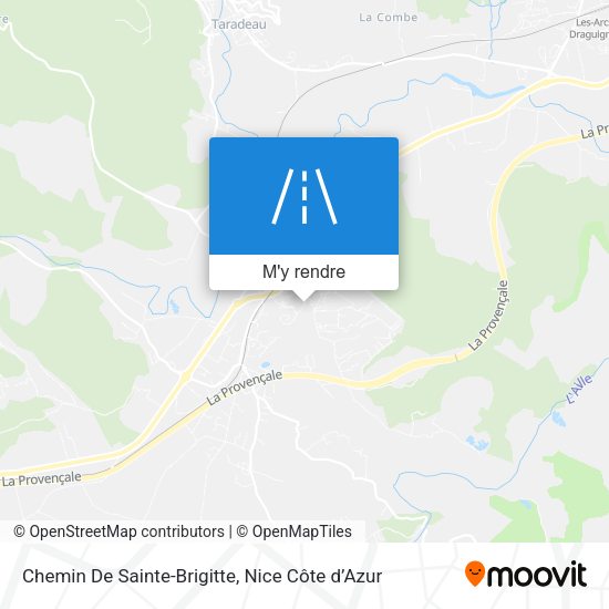 Chemin De Sainte-Brigitte plan