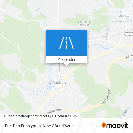 Rue Des Eucalyptus plan