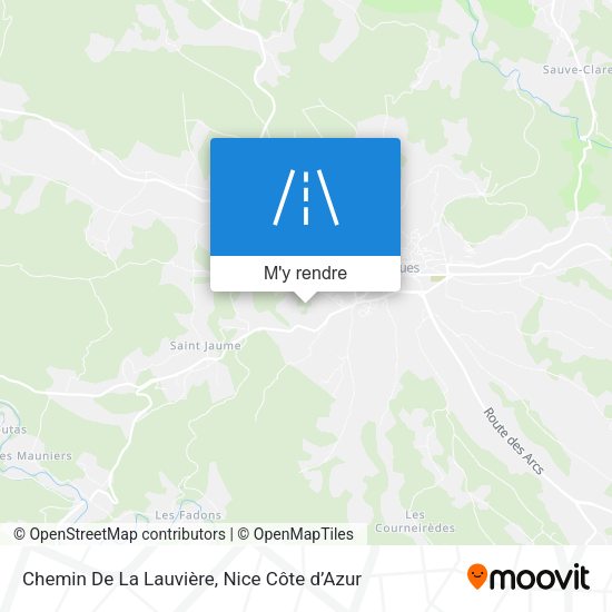 Chemin De La Lauvière plan