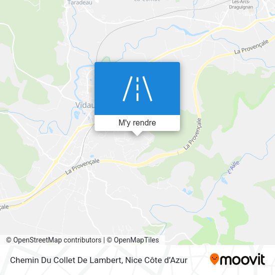 Chemin Du Collet De Lambert plan
