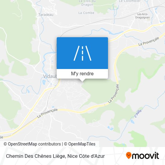 Chemin Des Chênes Liège plan