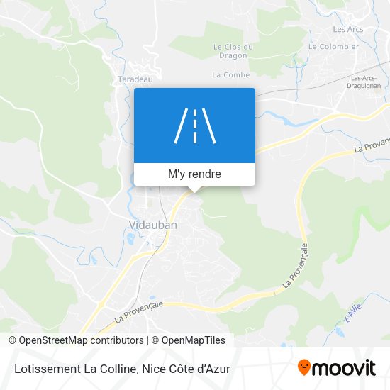 Lotissement La Colline plan