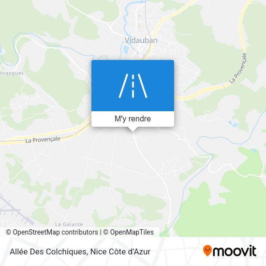 Allée Des Colchiques plan