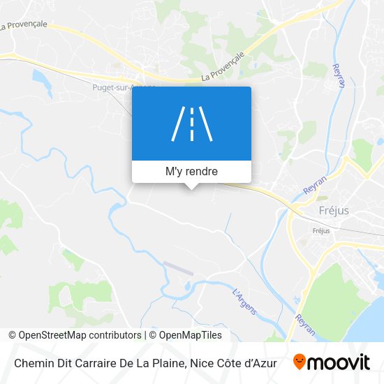Chemin Dit Carraire De La Plaine plan