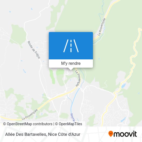 Allée Des Bartavelles plan