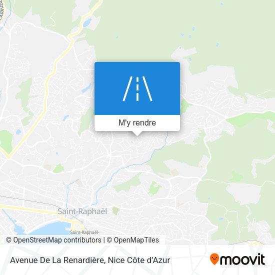 Avenue De La Renardière plan