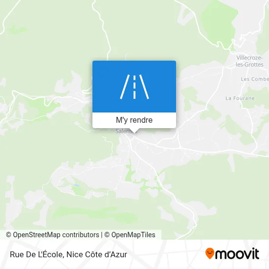 Rue De L'École plan