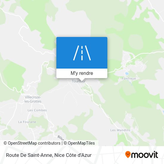 Route De Saint-Anne plan