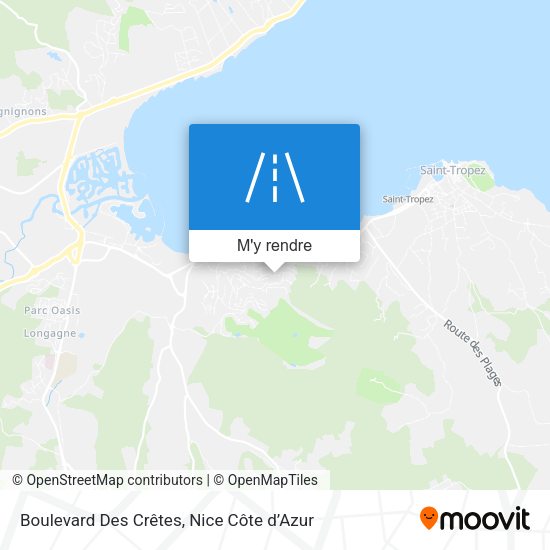 Boulevard Des Crêtes plan
