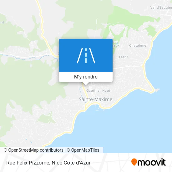 Rue Felix Pizzorne plan