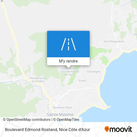 Boulevard Edmond Rostand plan