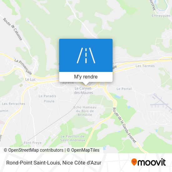 Rond-Point Saint-Louis plan