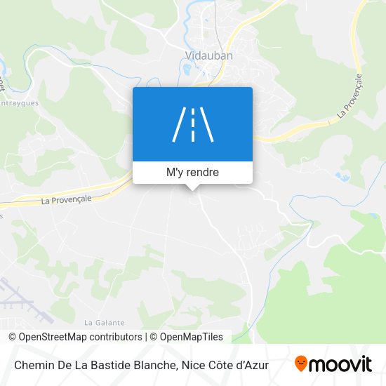 Chemin De La Bastide Blanche plan