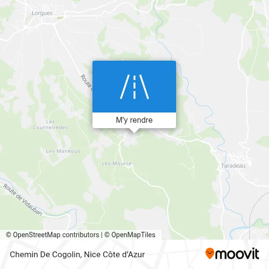 Chemin De Cogolin plan