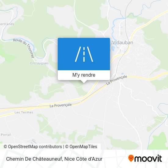 Chemin De Châteauneuf plan