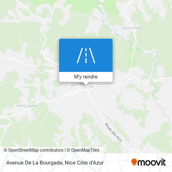 Avenue De La Bourgade plan