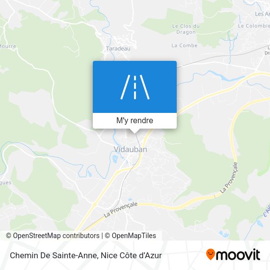 Chemin De Sainte-Anne plan
