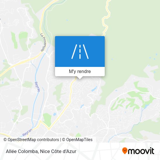Allée Colomba plan