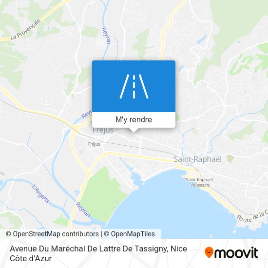 Avenue Du Maréchal De Lattre De Tassigny plan