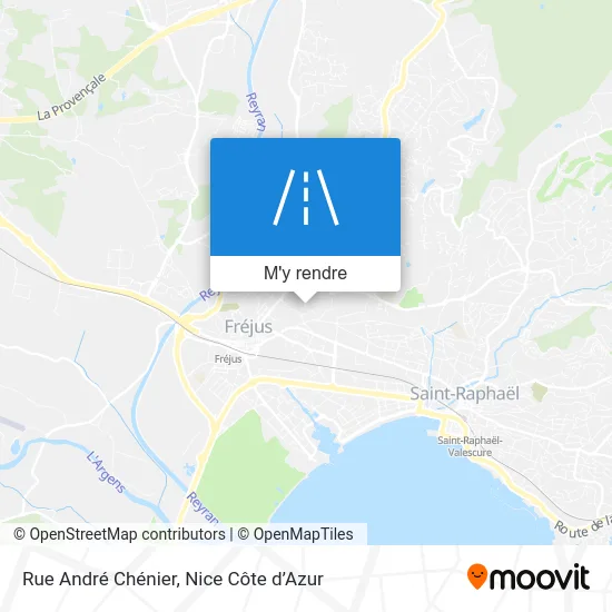 Rue André Chénier plan