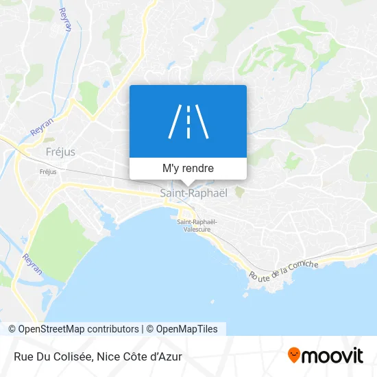 Rue Du Colisée plan