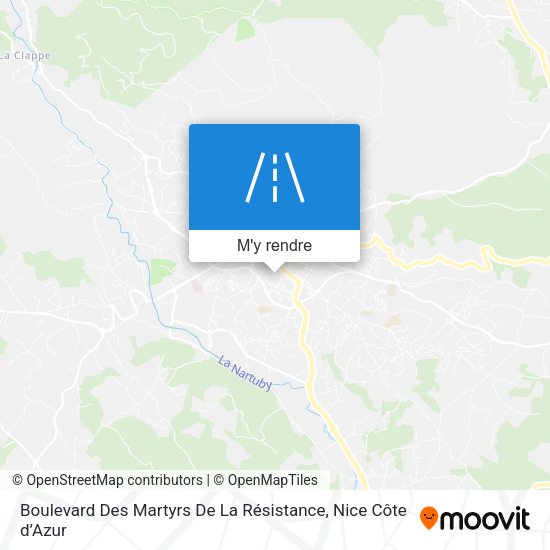 Boulevard Des Martyrs De La Résistance plan