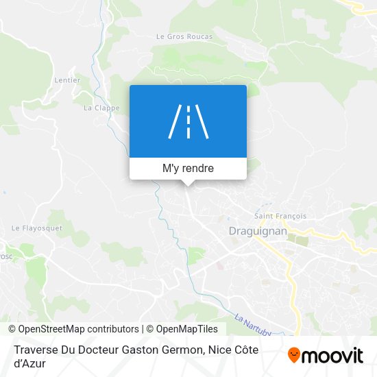 Traverse Du Docteur Gaston Germon plan