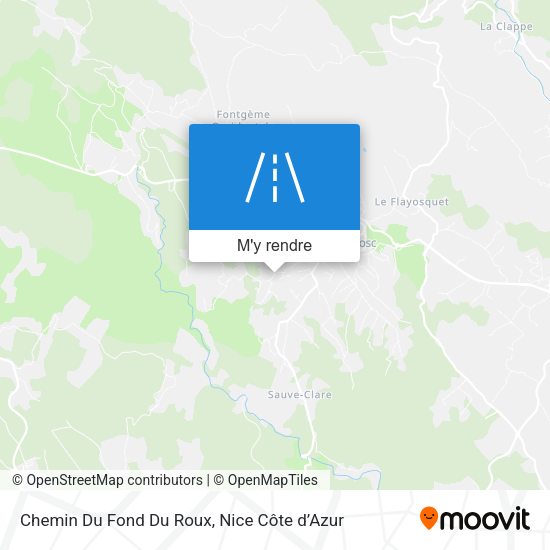 Chemin Du Fond Du Roux plan