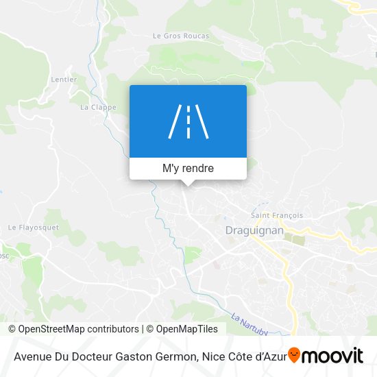 Avenue Du Docteur Gaston Germon plan