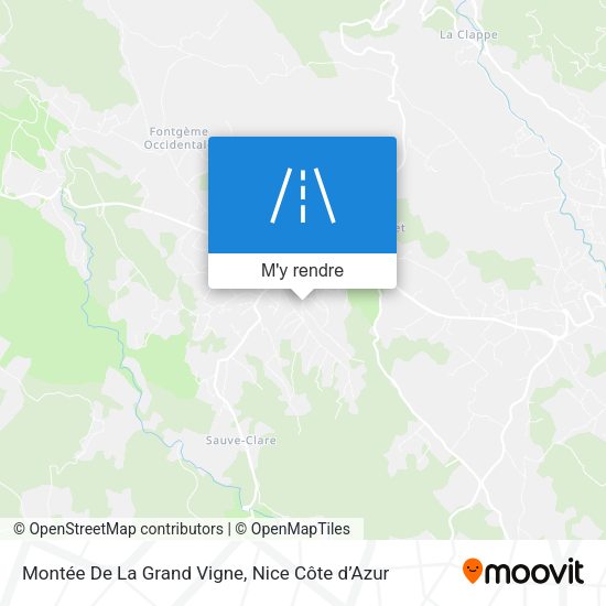Montée De La Grand Vigne plan