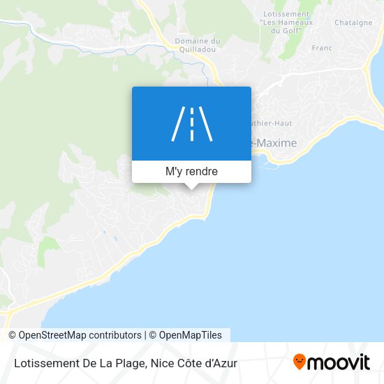 Lotissement De La Plage plan