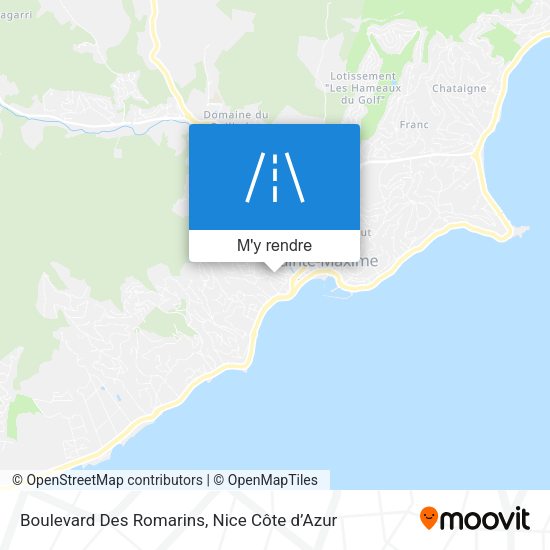 Boulevard Des Romarins plan