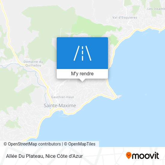 Allée Du Plateau plan