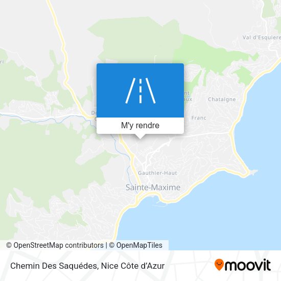 Chemin Des Saquédes plan