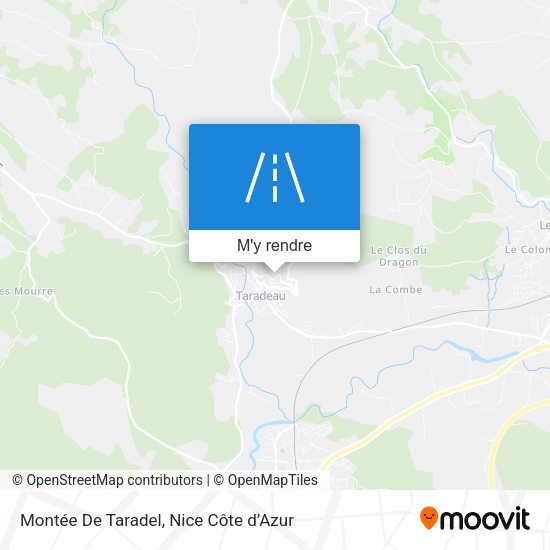 Montée De Taradel plan