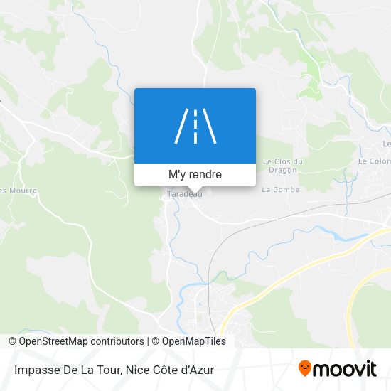 Impasse De La Tour plan