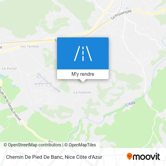 Chemin De Pied De Banc plan