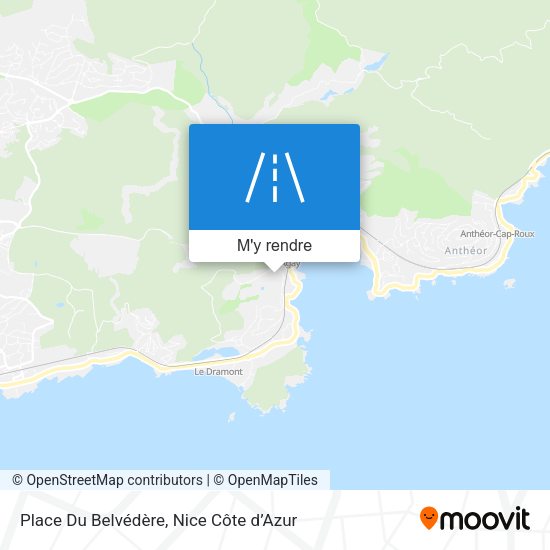 Place Du Belvédère plan