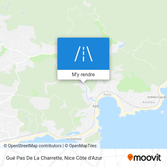 Gué Pas De La Charrette plan
