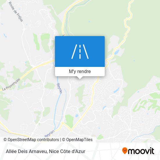 Allée Deis Arnaveu plan