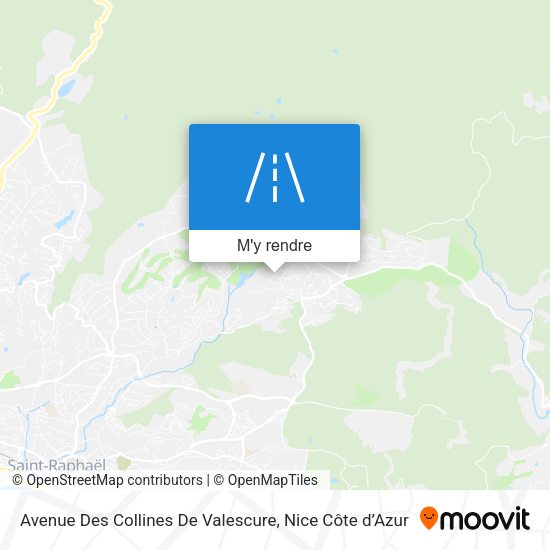 Avenue Des Collines De Valescure plan