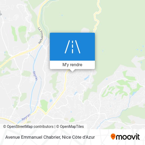 Avenue Emmanuel Chabrier plan