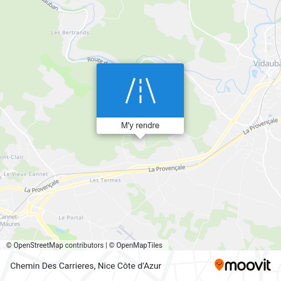 Chemin Des Carrieres plan