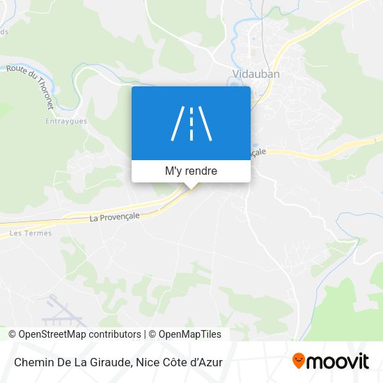 Chemin De La Giraude plan